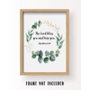 Numbers 6:24"The Lord Bless You and Keep You." Eucalyptus Botanical