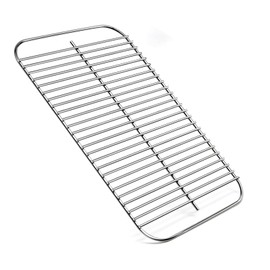 Criditpid 80631 Stainless Steel Grill Grate for Weber Go-Anywhere Charcoal and Gas Grills, 16 x 10 inch Grill Cooking Grate Grid Replacement Parts for Weber 70211, 3634, 67195