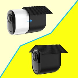 HOLACA 防水シリコンスキン(3個) Arlo Ultra 4K Arlo Ultra 2 Arlo Pro 3 Arlo Pro 4 日焼け防止シリコンケースカバー 傷防止 保護カバー - さらなる保護(ブラック)