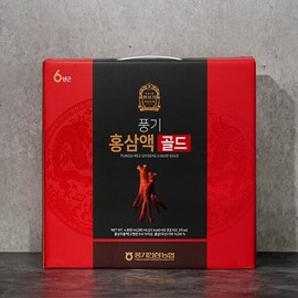 Hwangpunjeong 풍기인삼농협 풍기 홍삼액골드 80ml x 60포 Punggi Ginseng Agricultural Cooperative Punggi Red Ginseng Extract Gold 80ml x 60 packets
