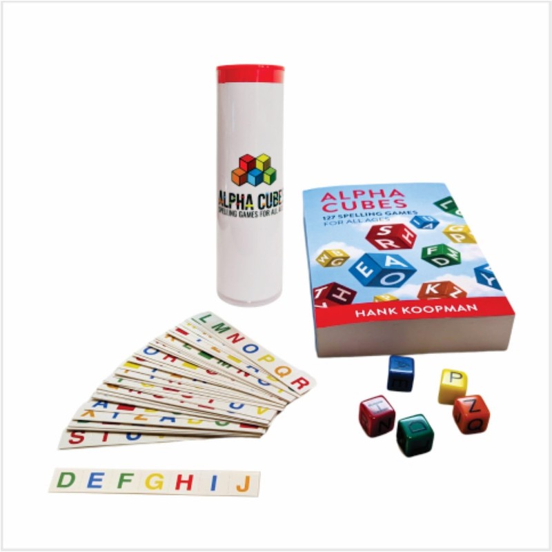 DR. ORGANIZER Alpha Cubes - A Spelling Game For All