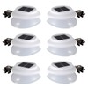 MOLEBIT Solar Gutter Lights Outdoor, 9 LED, Super Bright, Waterproof,
