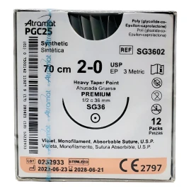 Sutura Pgc25 2-0 (monocryl) Ref: Sg3602 Atramat