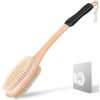 Depurador Cepillo Ergonómico Mango Largo Ducha Exfoliante Corporal Doble Cara