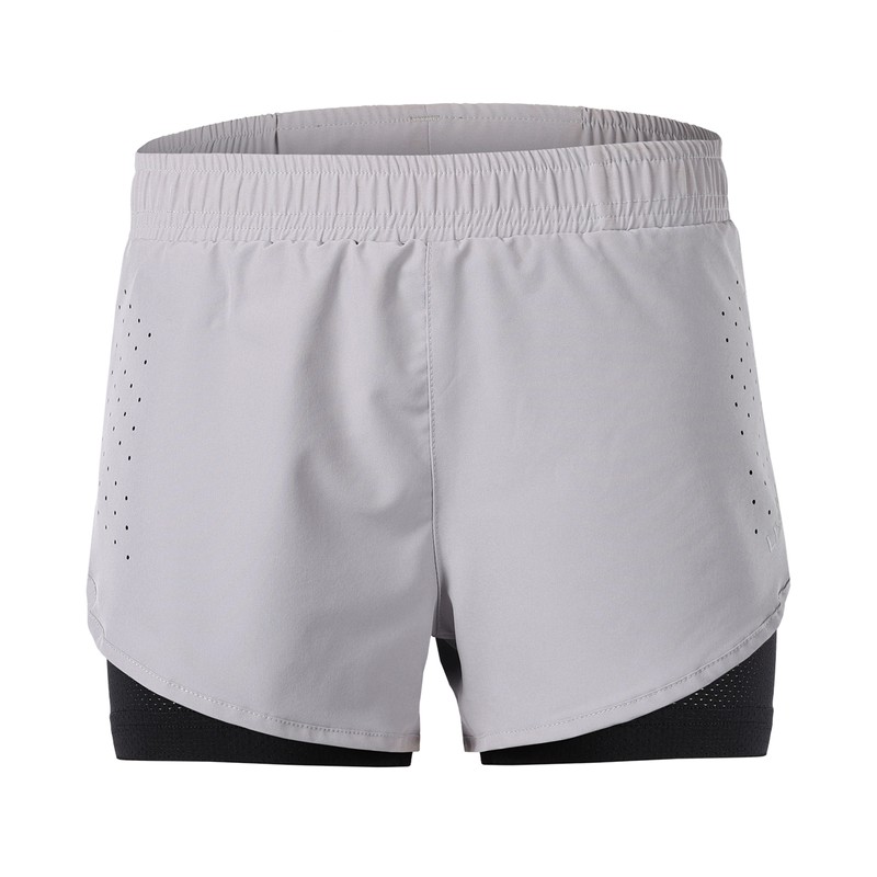Women 2-in-1 Running Shorts Quick Drying Breathable Active Training Exercise