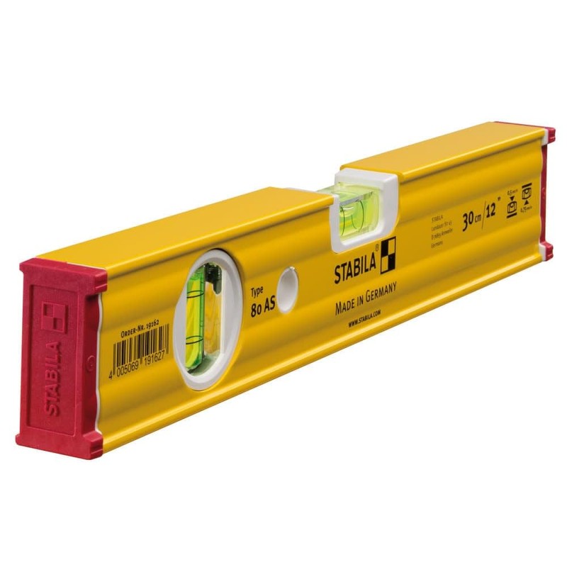 Stabila 12 Inch Type 80 As Spirit Level Tool -
