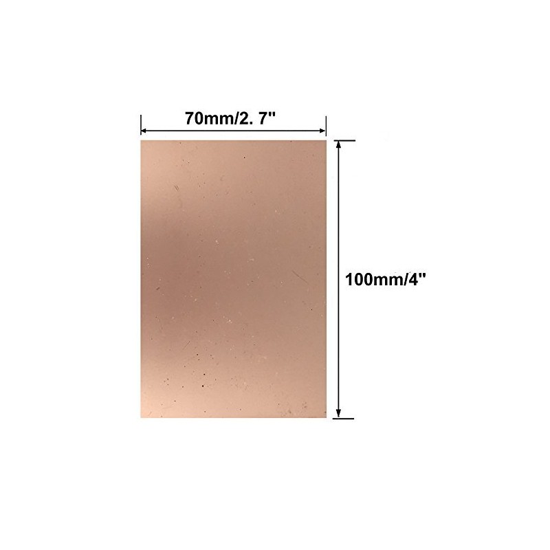MCIGICM FR-4 Copper Clad PCB Laminate Circuit Board, Single Side,