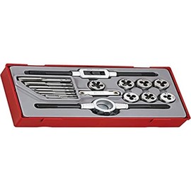 Teng TTTD17 Rethreading Tap and Die Set (17 Pieces)