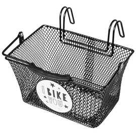 Basil Tivoli Children's Bicycle Basket 16 x 22 x 12 cm Fine Mesh Black