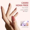 CANNI- Esmalte de uñas en gel rojo claro, 1 pieza