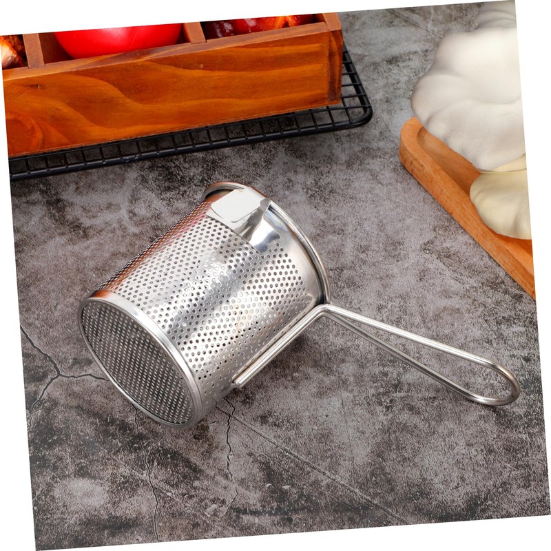 Cabilock Hot Pot Mesh Net Colander Practical Hanging Strainer for