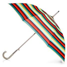 totes Men's Women's Classic Eco Umbrella - Auto Open, Water-Resistant, 46" Canopy, Enchanted Stripe