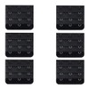 Wacnune 6Pcs Bra Extender Set of 3 Hooks Soft and