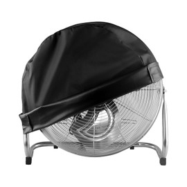 FlexiDapt Floor Fan Cover, Dustproof 20'' Industrial Fan Cover, Household Fan Cover for High-Velocity Floor Fan, Black