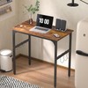 VECELO Small Computer Desk Water Proof Writing Desk with 4