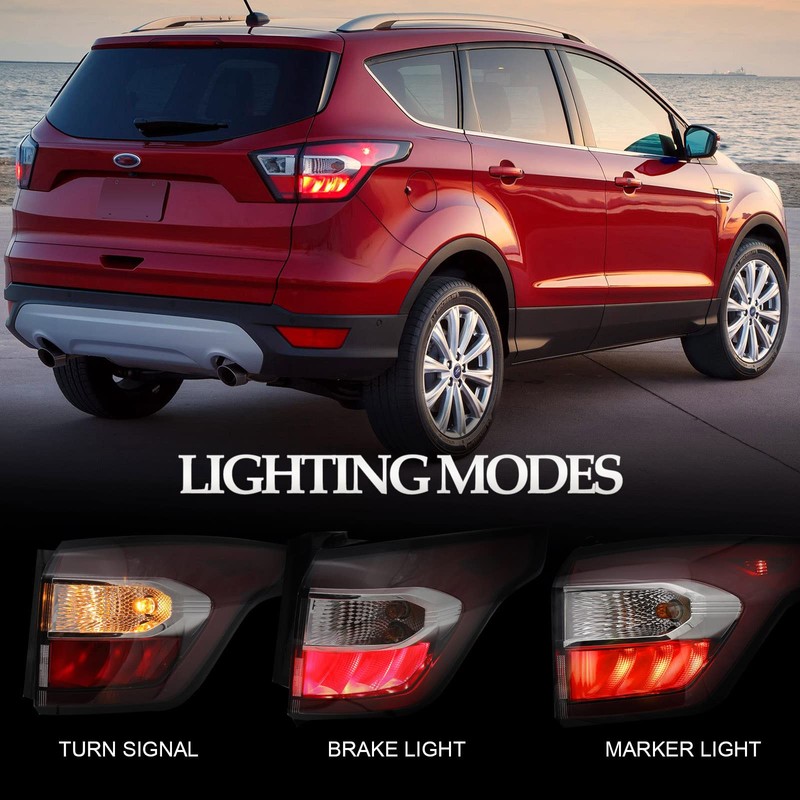 FIONE for Ford Escape Kuga Tail Light Assembly 2017 2018