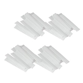 WOONEKY 100pcs Pe Net Makeup Brush Protective Covers White Sleeves for Safe Storage and Travel Essential Makeup Tool Guard to Keep Brushes Clean and Condition