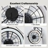 Fansdrick 23" Wall Mount Fan with Light,3 CCT, Dimmable,Quiet 6