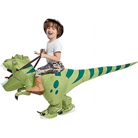 FXICH Inflatable Dion Costumes, Inflatable Dinosaur Costume, Adult Dinosaur Suit, Carnival, Party, Dino Costume, Men and Women (120 cm - 150 cm)