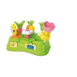 Clementoni Baby Garden, Gioco Educativo 10-36 Mesi, Centro attività per Bambini con 6 Accessori, Sviluppa Manualità, Coordinazione e Percezione Visiva, Made in Italy, Linea Baby, 17645