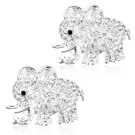 GLADFRESIT 2pcs Bling Car Air Freshener Crystal Car Diffuser Air Vent Clip with Rhinestones