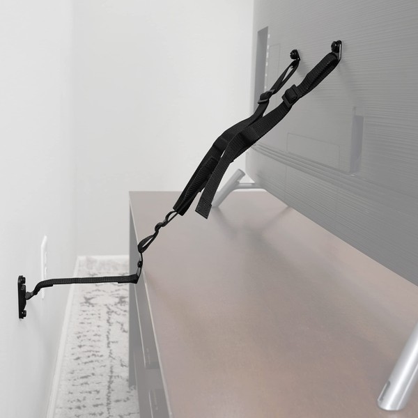 ECHOGEAR TV Safety Straps for Flat Screens - Anchor TVs