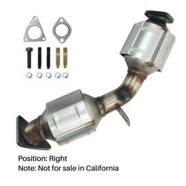FortunaFlow Catalytic Converter Compatible with Infiniti G35/Nissan 350Z 2007-2008 3.5L,Infiniti G37 2008-2013 3.7L,Nissan 370Z 2008-2020 3.7L,Right Position(EPA Compliant high flow+Heat Shield)