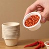 HugeDE 100 Pcs 2 oz Mini Paper Cups - Modern
