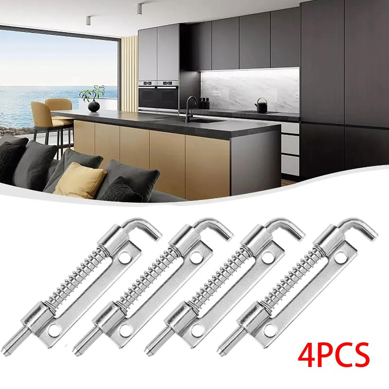 Zangc 304 Stainless Steel Flat Pin Spring Hinge Latch Length