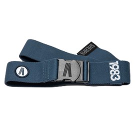 Sherpa Supply - Cinturón elástico para hombre, ideal para viajar, ligero y ajustable, hebilla de cinturón no metálica, accesorio para hombre, Azul, Talla única