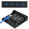 PCI-E to 4xUSB3.0 for NEC720201 Chip Front Floppy Bay Adapter