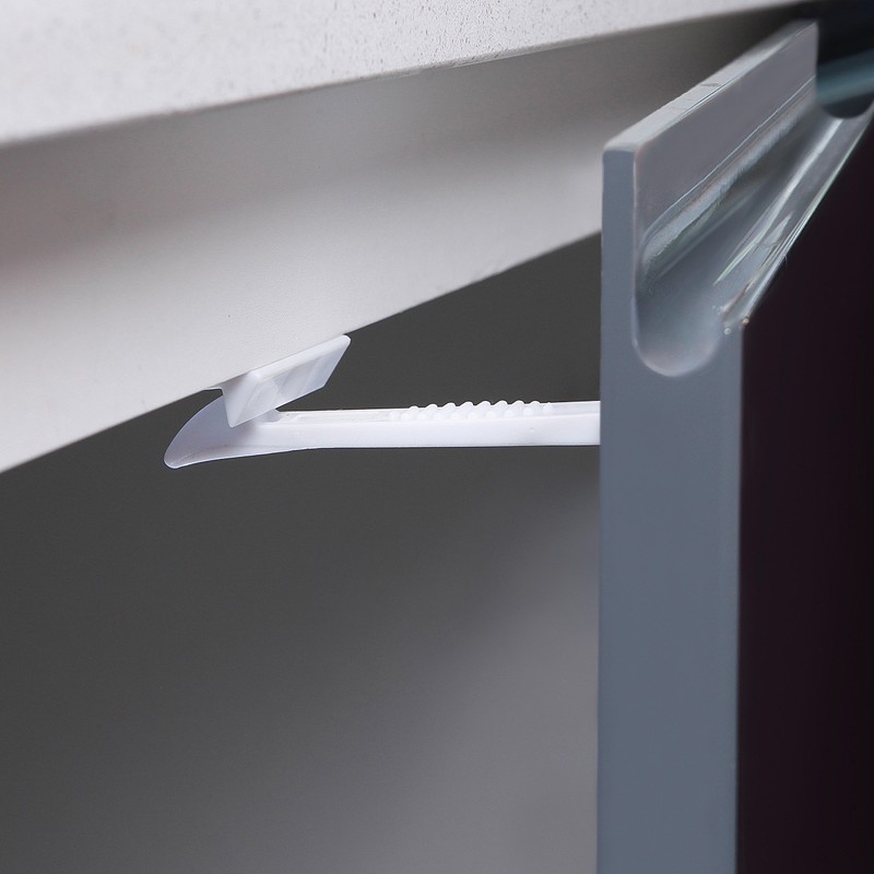 Dreambaby Adhesive Safety Latches for Drawers & Cabinets, White, 4