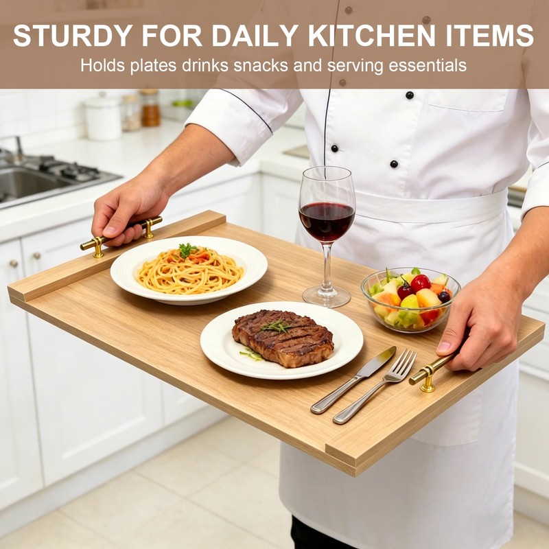 Noodle Board Stove Cover w/Handles, for Gas & Electric Stoves