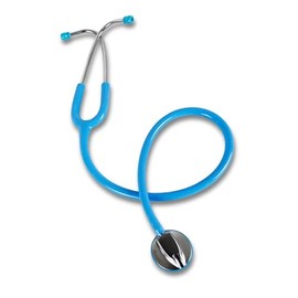 KIT MEDSTAR | Baumanómetro Aneroide Platinum GRIS y Estetoscopio de una Campana de Lujo AZUL C