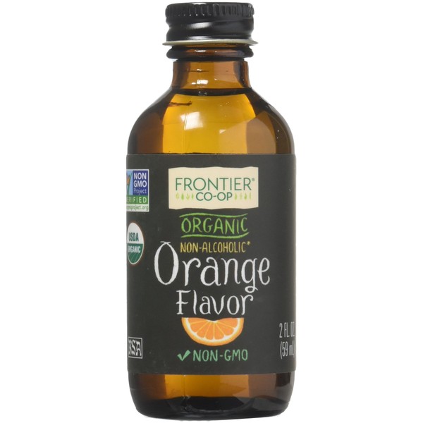 Frontier, Flavoring Orange Organic, 2 Fl Oz