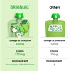 Brainiac Apple Applesauce, Unsweetened Applesauce with Vitamin C, Omega-3s &