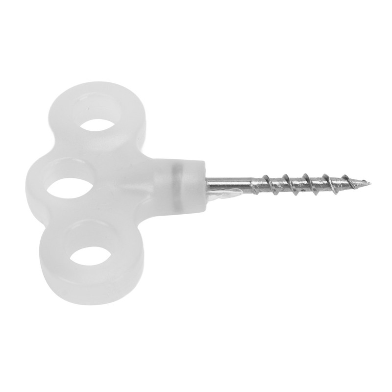 Outdoor Luminous Tent Stakes Stainless Steel Screw Ground Anchors Peg