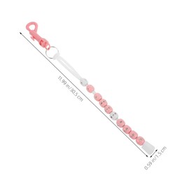 WHAMVOX Golf Bead Score Counter Bracelet Buckle Portable Counting Tool for Men and Women Sturdy Beaded Chain for Golf Stroke Tracking and Score Keeping