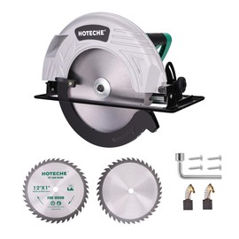 Hoteche 12-Inch Circular Saw 4-HP Compact Portable Table Saw with Saw Blade for Desktop Use