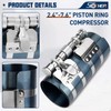 6”Piston Ring Compressor, Adjustable Ratchet Piston Installer Tool Removal Tool