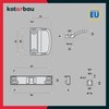 KOTARBAU Balcony Door Catch Practical Plastic Safe Smoking Terraces Door