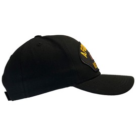 Afghanistan Veteran Hat Ball Cap (Black (Structured Ball Cap))