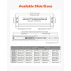 Heavy Duty 38inch Drawer Slides 1 Pair Locking Ball Bearing