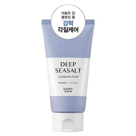 Happy Bath Perfect Deep Sea Salt Cleansing Foam, 150g, 1 piece / 해피바스 퍼펙트 딥 씨솔트 클렌징폼, 150g, 1개