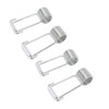 4 Pcs Spring Hinge Door Closer 2CM Stainless Steel Self Closing Spring Butt Hinge Pins Door Latch Accessories