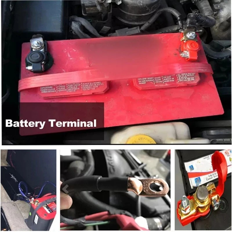 Unbranded 2PCS Car Battery Terminal Clamp Clip Connector Adjustable Positive