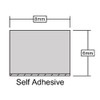 STORMGUARD White 05SR039015MW 15m Ultraseal Soft Self-Adeshive Foam Draught Excluder,
