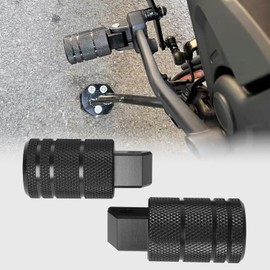 WOOGA Motorcycle Wide Larger Footpeg Aluminum Front Rider Floorboards Foot Pegs Footboard Kit fit for Ho&n&da Rebel CMX250 CMX300 CMX500 17-24 CL250/300/500 22-24