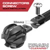 POPULO Drain Snake Attachment–Multi-Functional Cutter 1.2 Inch Diameter,Fits 1.5-3 Inch
