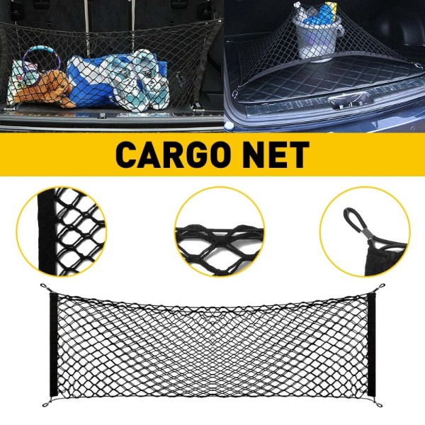 Unbranded Rear Trunk Envelope Style Mesh Cargo Organizer Net for